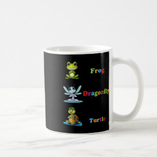 Caneca De Café Sapo de humor político sutil Tartaruga Yoga