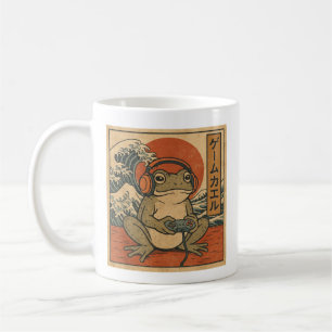Caneca De Café Sapo de Jogos Arte Ukiyo-e Gamer Japonês Anime Hom