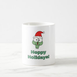 Caneca De Café Sapo de Natal Hoppy Holidays