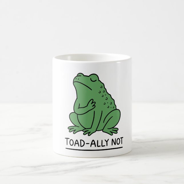 Caneca De Café Sapo Divertido Aliado Não Rã (Centro)