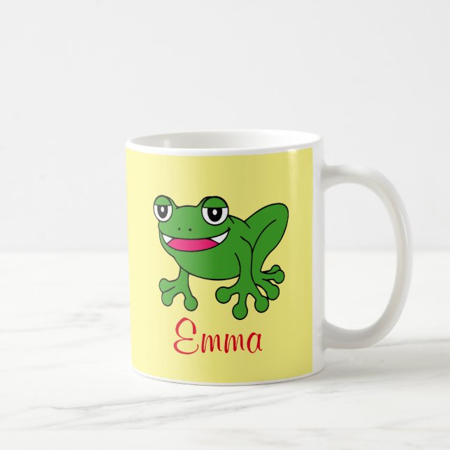 Caneca De Café Sapo engraçado (Direita)