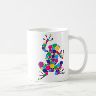 Caneca De Café Sapo Engraçado Amadurece Bolinhas Arte Estudante F