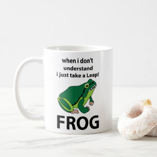 Caneca De Café Sapo Eu Só Dou Um Salto de Rã