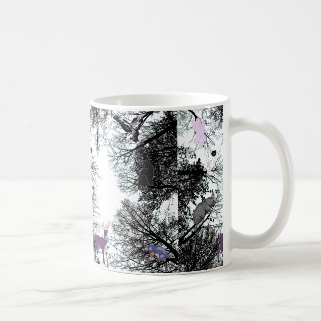 Caneca De Café Sapo mágico da floresta das fadas Mikitiez (Direita)