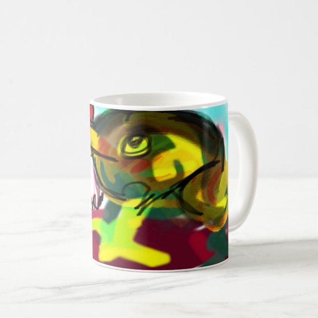 Caneca De Café Sapo Mushroom (Frente Esquerda)