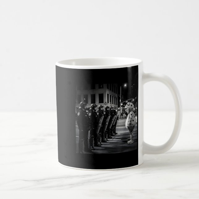Caneca De Café Sapo Rtland Meme de Protesto Sapo Viral Para Homen (Direita)