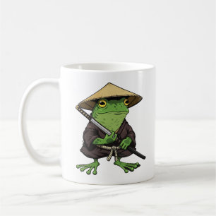 Caneca De Café sapo samurai japonês