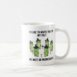Caneca De Café Sapo Sarcástico Meme Engraçado Culto Anfíbio Homen