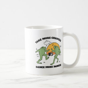 Caneca De Café Sapos dançando juntos