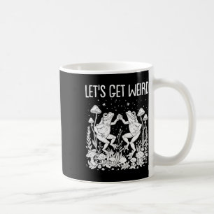 Caneca De Café Sapos Dançantes Cogumelos Vamos Obter Algodão Estr