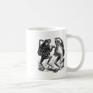 Caneca De Café Sapos Estranhos Dançando - Sapos Vintage