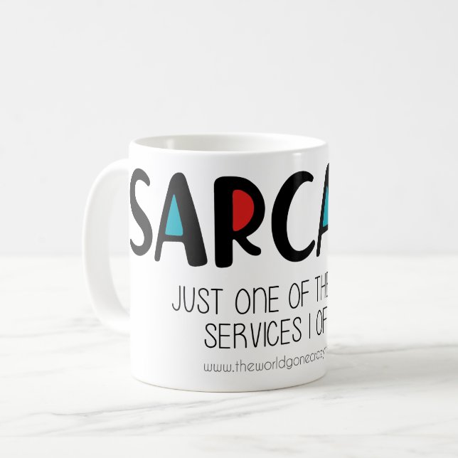 Caneca De Café Sarcasmo (Frente Esquerda)