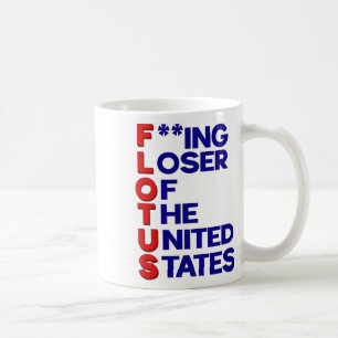 Caneca De Café Sarcasmo Político Trump Flotus Perdedor Estados Un