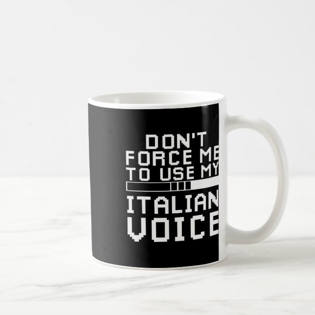 Caneca De Café Sarcastic Italian Gamer Italian Sarcasm Gaming  (Direita)