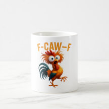 Caneca de Café Sarcástica Galo Louco F-CAL-F Diver