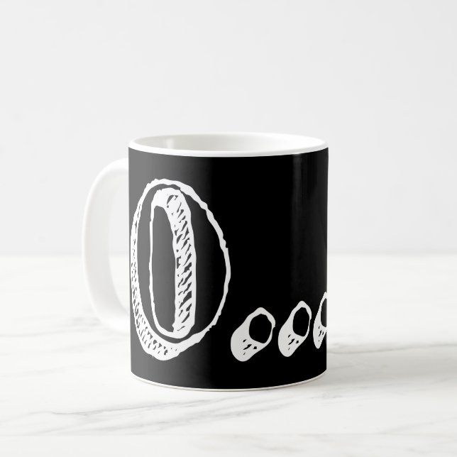 Caneca De Café Sarcástico OK (Frente Esquerda)