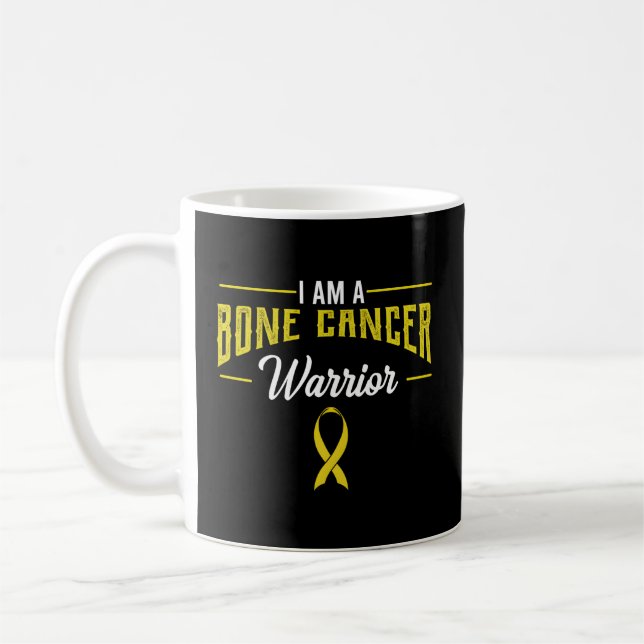 Caneca De Café Sarcoma Osteogênico - Apoio à sensibilização do Ca (Esquerda)