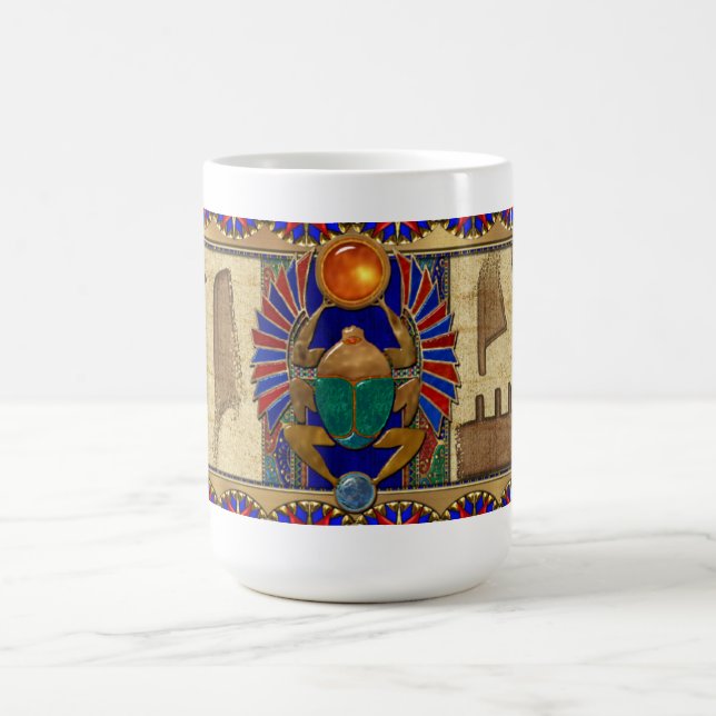 Caneca De Café Sarcophagus 3D Egípcio (Centro)