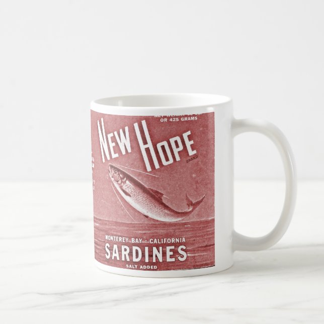 Caneca De Café sardinhas novas da esperança (Direita)