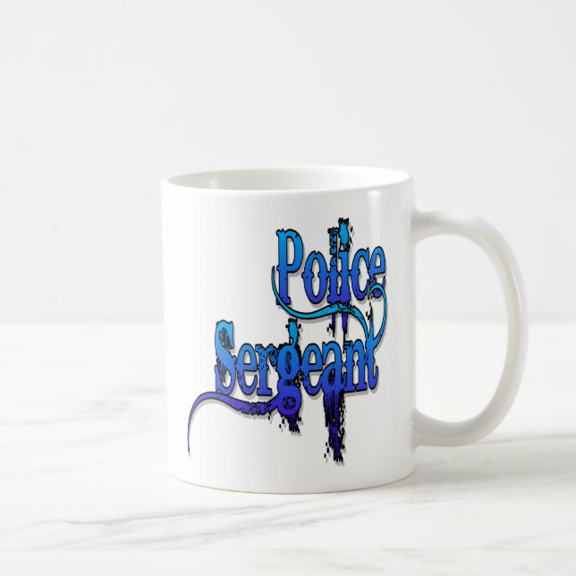 Caneca De Café Sargento da Polícia (Direita)