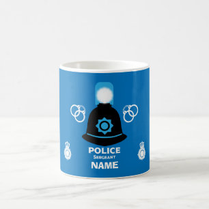 Caneca De Café Sargento da Polícia Britânica