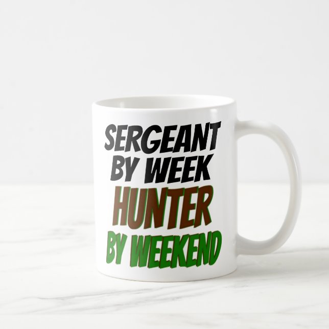 Caneca De Café Sargento Loves Hunting (Direita)