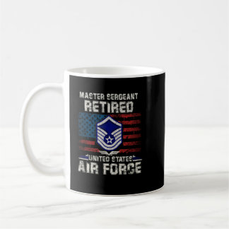 Caneca De Café Sargento-Mestre Retirem Militar da Força Aérea Ref