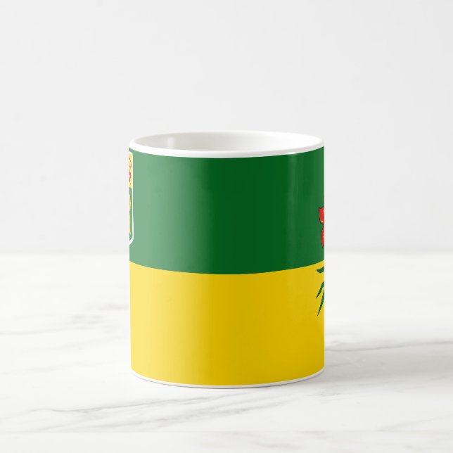Caneca De Café Saskatchewan Flag (Centro)