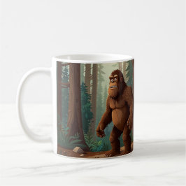 Caneca De Café Sasquatch Brown Big Foot Mug