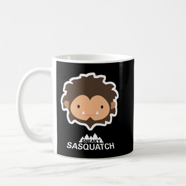 Caneca De Café Sasquatch Head Classic (Esquerda)