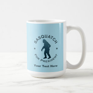 Caneca De Café Sasquatch Para Presidente