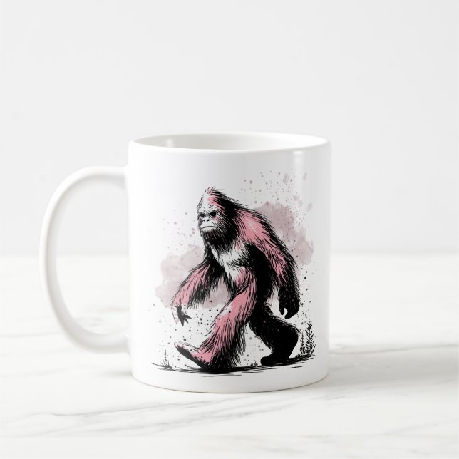 Caneca De Café Sasquatch Pé Grande  (Esquerda)