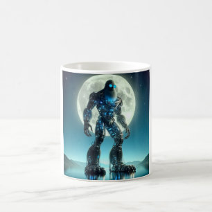 Caneca De Café Sasquatch Robot
