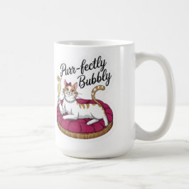Caneca De Café Sassous Cat Cocktail Sticker
