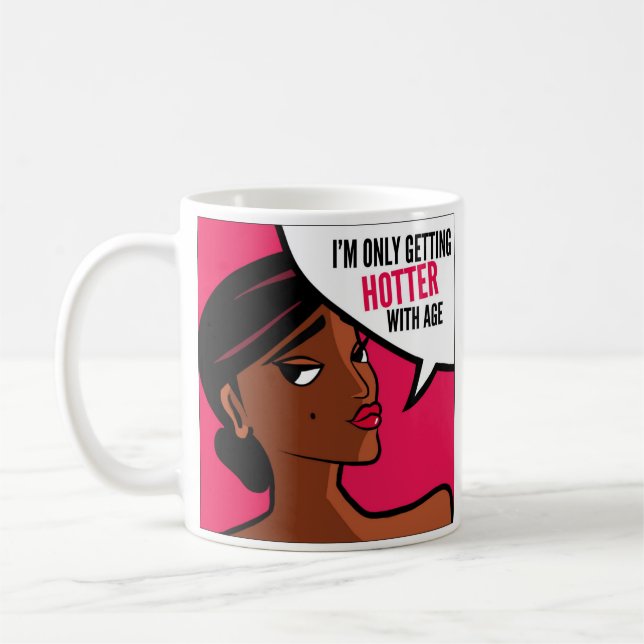Caneca de café Sassy quente (Esquerda)