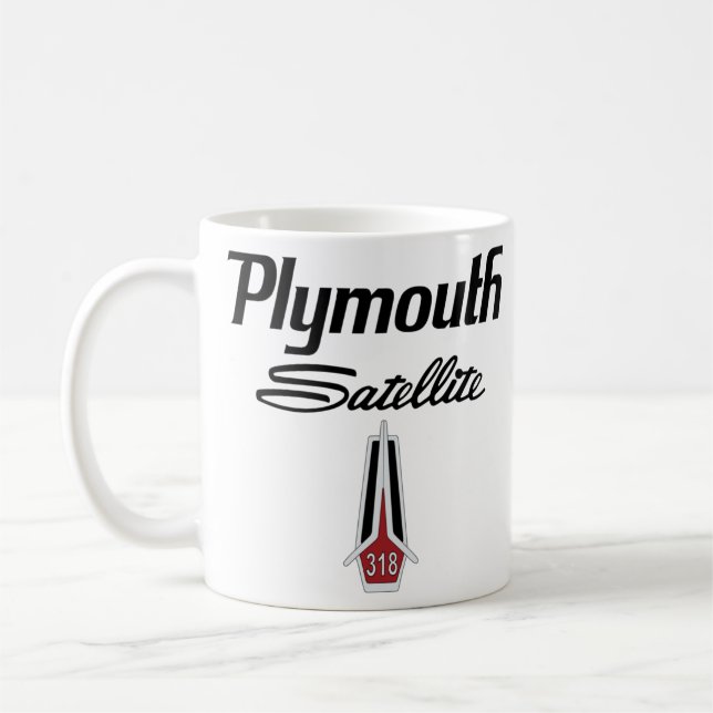Caneca De Café Satélite Plymouth 318 (Esquerda)