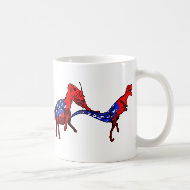 Caneca De Café Sátira da evolução do anti republicano Anti-GOP (Direita)