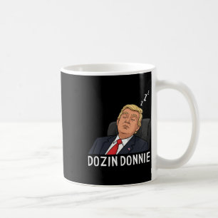 Caneca De Café Sátira Política Anti Trump Dozin Donnie Engraçado