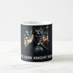 Caneca De Café Satírica O Cavaleiro Latido Levanta Super Herói Bo