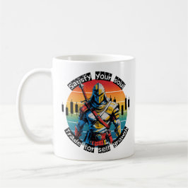 Caneca De Café Satisfazer | Motivação de Troca | Design Fantasia