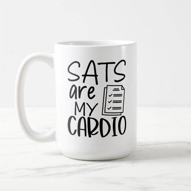Caneca De Café Sats é o meu cardio (Esquerda)
