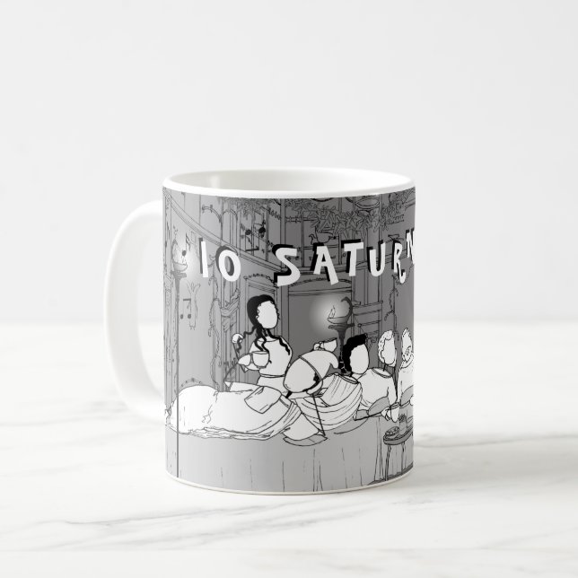 Caneca De Café Saturnalia de Amarantus (Frente Esquerda)