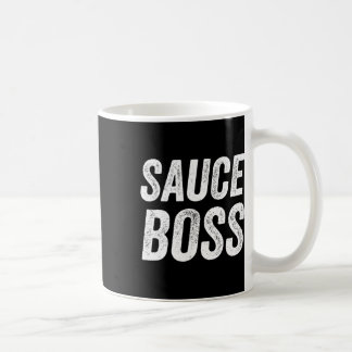 Caneca De Café Sauce Boss Chef Bbq Cook Food Humorousa