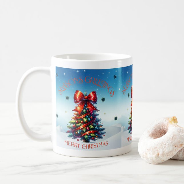 Caneca De Café Saudação da Estação (Com Donut)