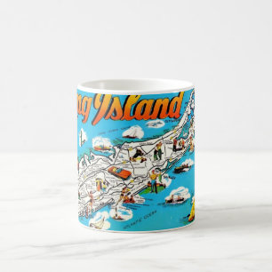Caneca De Café Saudação de Long Island, NY