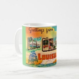 Caneca De Café Saudação de Nova Orleans 