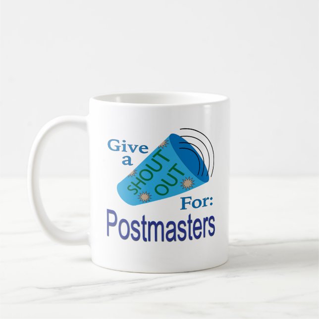 Caneca De Café Saudação para os Postmasters (Esquerda)