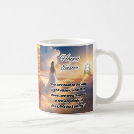 Caneca De Café Saudação páscoa do Céu