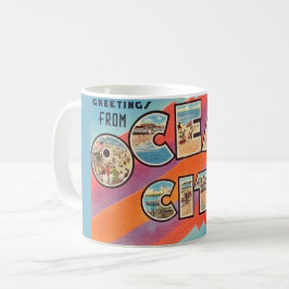 Caneca De Café Saudação Vintage Ocean City MD