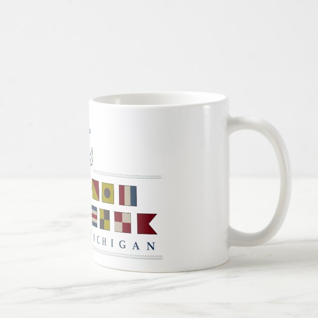 Caneca De Café Saudações de Detroit (Direita)